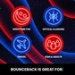 Waboba Bounceback Moonshine | Bouncy Balls with Strings | 2 Colors
