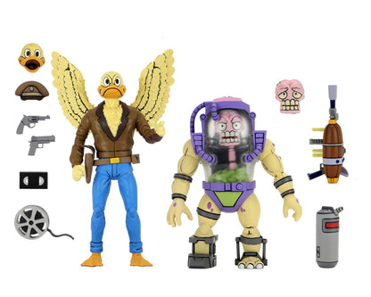 NECA Teenage Mutant Ninja Turtles 2-Pack 7" Scale Ace Duck and Mutagen Man Figures