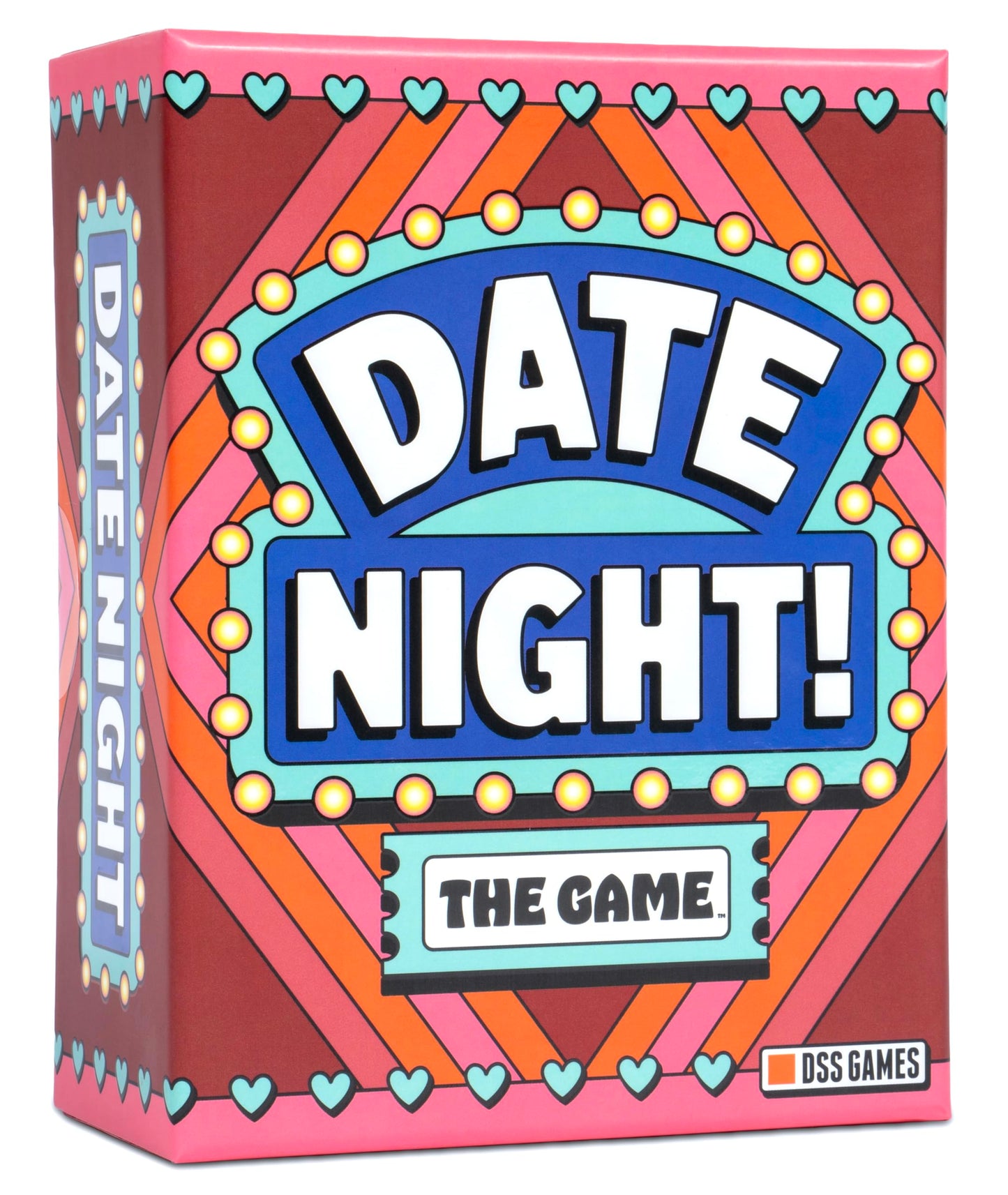 DSS Games Date Night! [The Game] | from The Makers of The Couples Game, Stay At Home Date Night Ideas, Win Reward Tickets, Fun Gift for Couples, Him