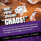Throw Hands Rock Paper Scissors Card Game - The Absurdly Fast and Chaotic Party Game for 2 to 8 Players - 60 Second Game for Friends, Families,