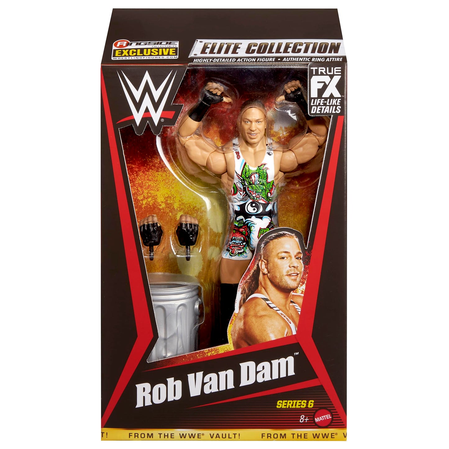 WWE Rob Van Dam (RVD) (Green Dragon) from The Vault Ringside Exclusive Series 6