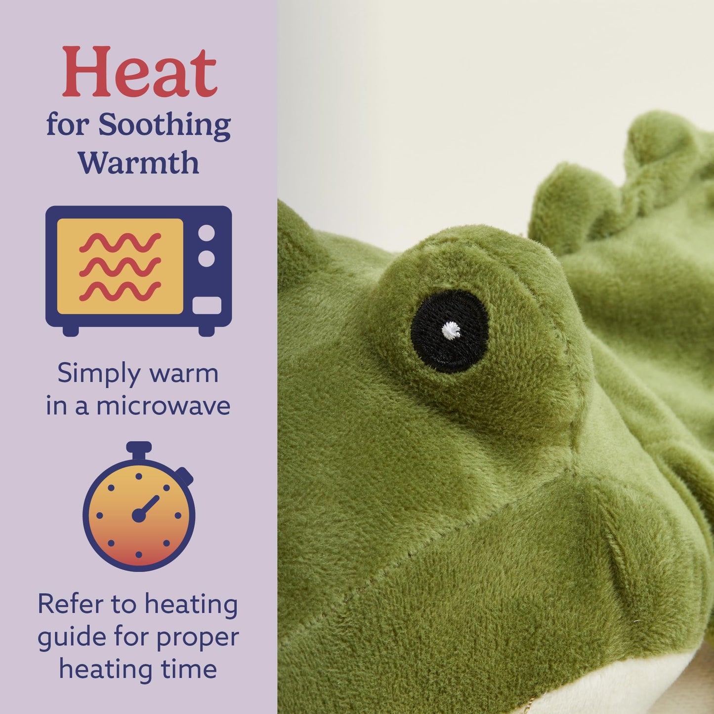warmies Microwavable & Weighted Stuffed Animals, Alligator - Soothing Microwave Heating Pad - Lavender Scented Plush Comfort - Cooling & Warming