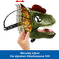 Mattel Jurassic World Dilophosaurus Role Play Mask with Venom Launchin Water Feature, Sound & Adjustable Frill, Dinosaur Costume Headgear Toy