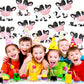 Cow Print Birthday Party Decorations Banner, Farm Animal Cow Print Party Supplies, Indoor Home Wall Outdoor Banner Backdrop Porch Sign for Kids Boys
