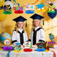 Preschool Graduations Decorations Class of 2026: 12pcs Preschool Graduation Honeycomb Centerpieces Kindergarden Graduation Table Decorations
