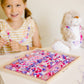 Melissa & Doug Created by Me! Sparkle & Shimmer Beads Wooden Bead Kit, 340+ Beads for Jewelry-Making