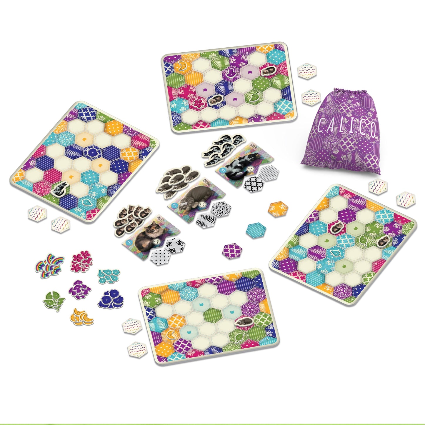 AEG & Flatout Games | Calico - Award Winning Board Game for the Whole Family | From the Creators of Cascadia | Easy to Learn | Quick to Play | Make