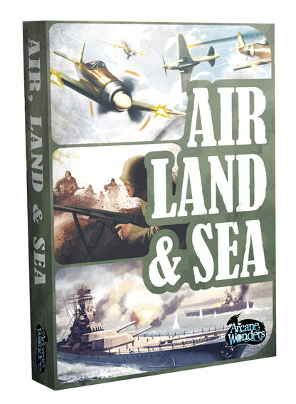 Air, Land & Sea Strategy Card Game by Arcane Wonders | Tactical Military Battle Game with Hidden Deployment, Theater Control & Strategic Withdrawal |