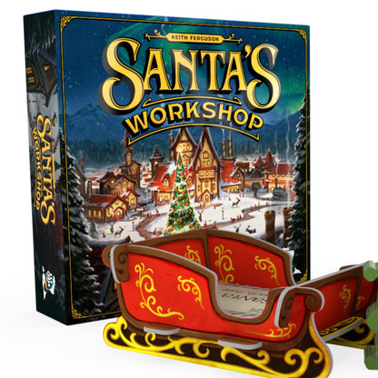 Santa's Workshop Standard Edition (2nd Ed) - Christmas-Themed Board Game by Elf Creek Games for Adults & Families, Fun Holiday Strategy Game, Worker