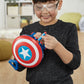 Marvel Mech Strike Mechasaurs Captain America Redwing Blaster, NERF Blaster with 3 Darts, Role Play Super Hero Toys for Kids Ages 5 and Up