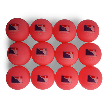 BPONG Pink Beer Pong Balls World Series of Beer Pong (WSOBP) - Tournament-Grade - 12 x 2-Star, Seamless Balls