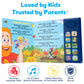 Steve and Maggie Sound Book - 10 Button Interactive Nursery Rhymes, Musical Books for Toddlers 1-3, Talking Books for Kids, Sing Along Baby Music