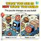 Odd Pieces Jigsaw Puzzles 1000 Pieces with Storytelling Comics, for Women, White Elephant, Mystery Puzzle for Adults & Kids - 19.7'' x 27.6''