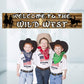 Blulu Western Party Decorations Wild West Themed Cowboy Cowgirl 5.1x1ft Welcome to the Wild West Banner Backdrop Party Decor Saloon Supplies