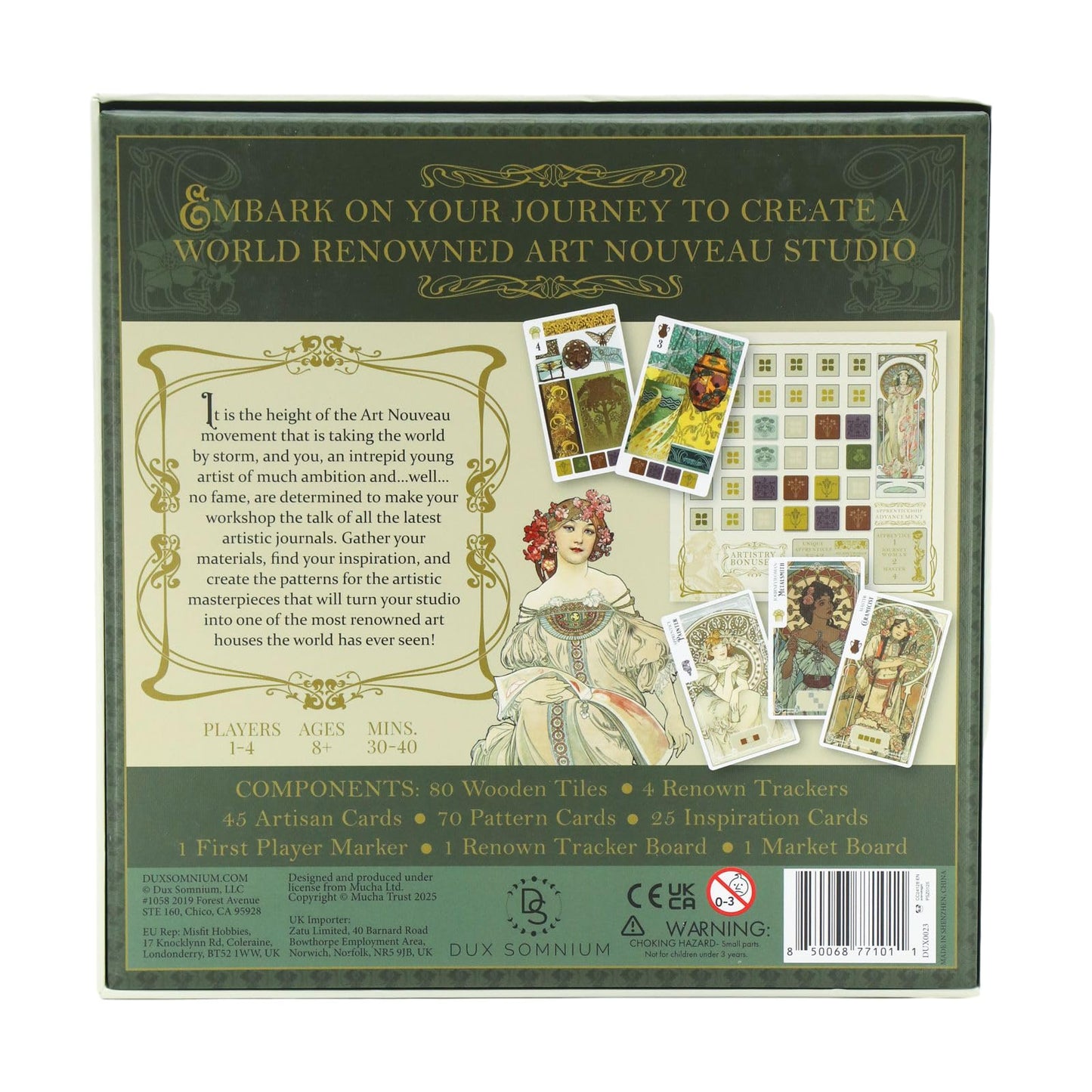 Artistry Board Game | Family Strategy Game | Ages 8+ | for 1-4 Players | Average Playtime 30-40 mins | Perfect for Family Game Night