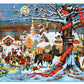 Buffalo Games Charles Wysocki, Small Town Scene, 1000 Piece Puzzle, 14+