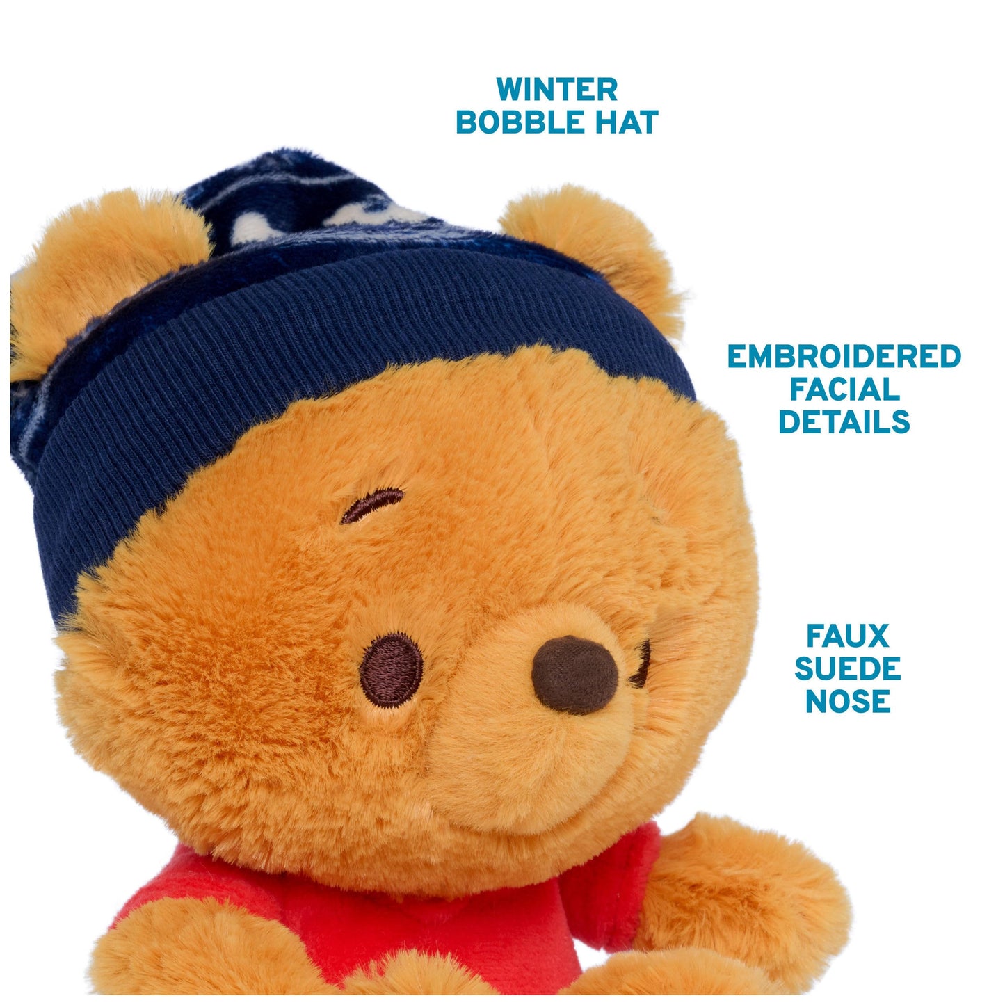 GUND Disney Winnie the Pooh Kai Bear Plush with Winter Outfit for Ages 1+