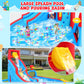 AKEYDIY Bounce House Water Slide for Kids 3-12 - Outdoor/Indoor Inflatable Water Slide with Slides Backyard, Dump Bucket, Climbing Wall, Splash Pool