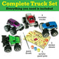 Creativity for Kids Monster Truck Custom Shop - Customize 4 Monster Trucks, Gifts for Boys (Ages 5+)