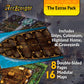 Arcknight The Extras Pack Roleplaying Battlemaps; 16 Modular RPG Maps in 8 Double-Sided Pages, 1" Square Grid, Modular & Versatile Design for Tabletop