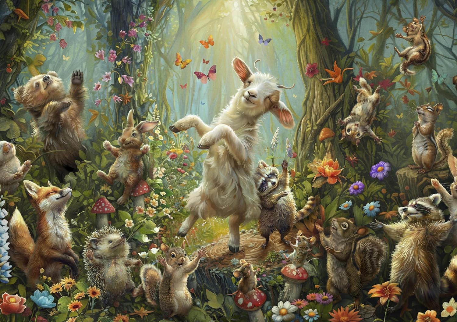 Buffalo Games Mr. Goat's Good News 500 Piece Puzzle
