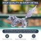 Microworld 3D Metal Puzzle, Mechanical Wolf 3D Metal Model Kits, Steel Warcraft Collection DIY Animal Brain Teasers Simple 3D Puzzles Home Decor Art