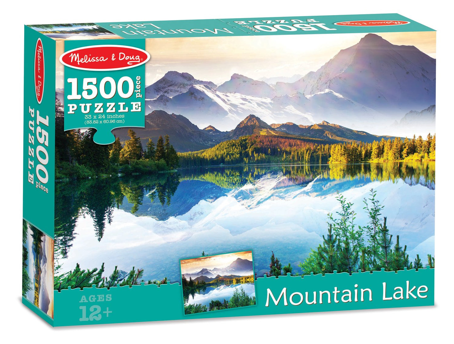 Melissa & Doug 1,500-Piece Mountain Lake Jigsaw E2193Puzzle (nearly 2 x 3 feet)