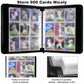 9-Pocket 3-Ring Trading Card Binder - Includes 50 Double-Sided Sleeves, Holds 900 Cards, Zippered Cute Card Holder for Boys & Girls Collectors