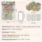 SZXYCZL Hard Mode Oversize Miniature Scene 2 Sets DIY 3D Stickers Scene Book Multiple Scenarios, Make You Own Mini Chinese House Sticker Therapy