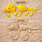 Liberty Imports 25 PCS Large Dinosaur Fossil Sand Molds Kids Beach Toy Set