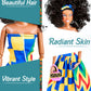 KOOLOREZ: Olivia - Our Queens Black Doll Set - Brown/Black Afro Doll