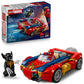 LEGO Marvel Spider-Man Car vs. Venomized Wolverine Building Toy for Boys & Girls - Super Hero & Villain Playset W/2 Marvel Minifigures - Gift Idea