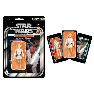 AQUARIUS Star Wars Luke Skywalker Premium Playing Cards - Luke Skywalker Themed Deck of Cards for Your Favorite Card Games - Officially Licensed Star