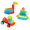 Battat - Bristle Blocks - STEM Interlocking Building Blocks - 50 Pieces Playset - Developmental Toys for Toddlers & Kids - Basic Builder Bucket - 2+