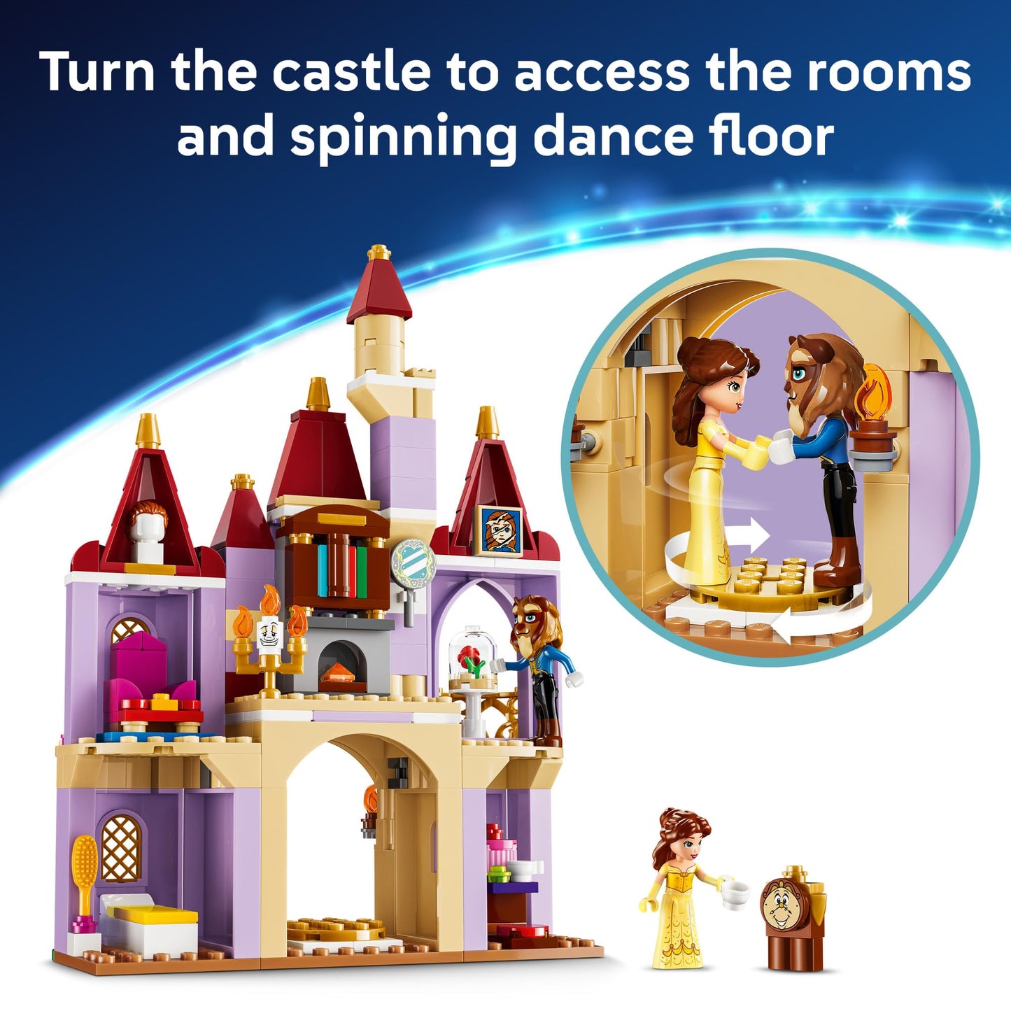 LEGO Disney Princess Belle & the Beast's Enchanted Castle 43289
