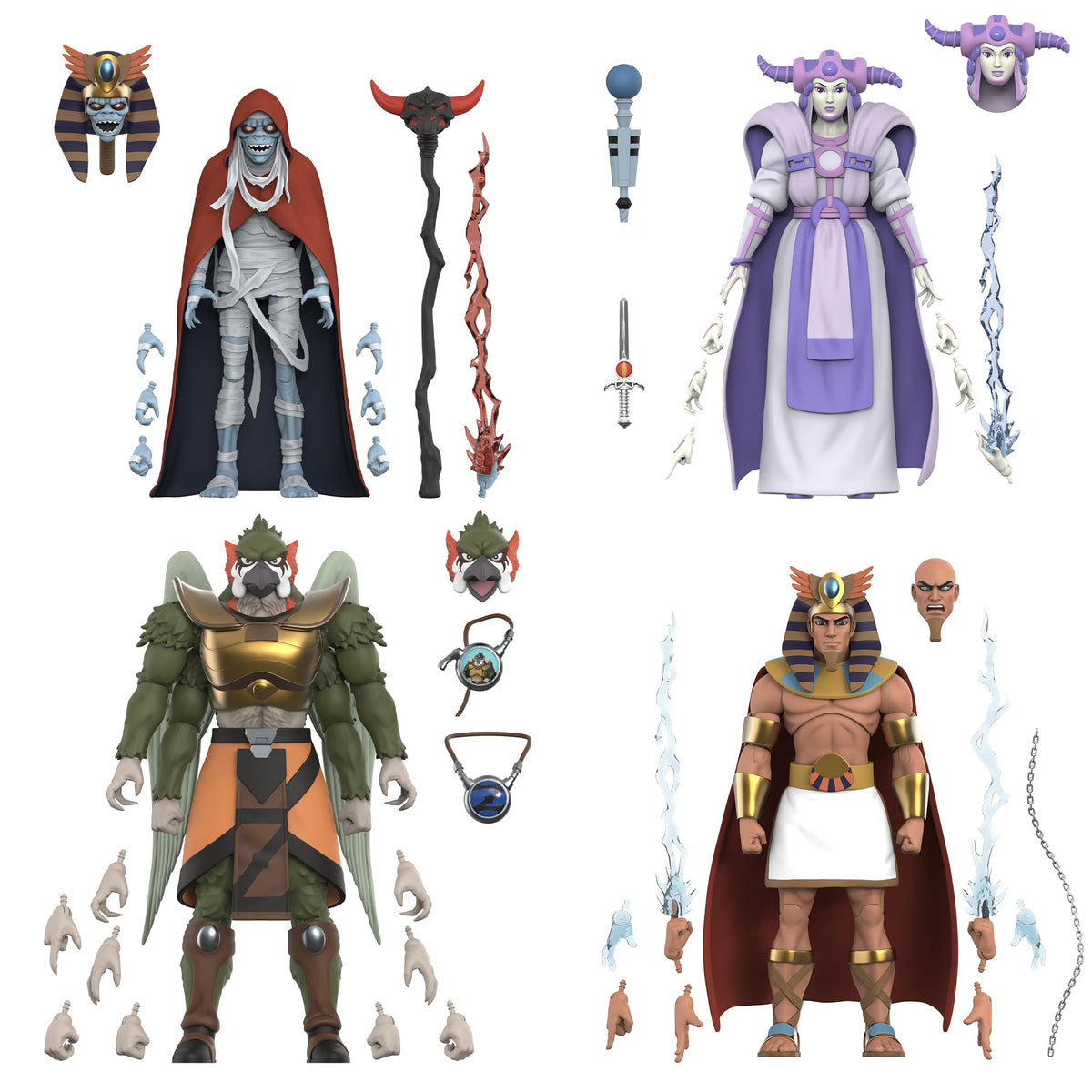Super7 ULTIMATES! Thundercats Wizz-Ra - 7" Thundercats Action Figure with Accessories - Classic Cartoon Collectibles and Retro Toys
