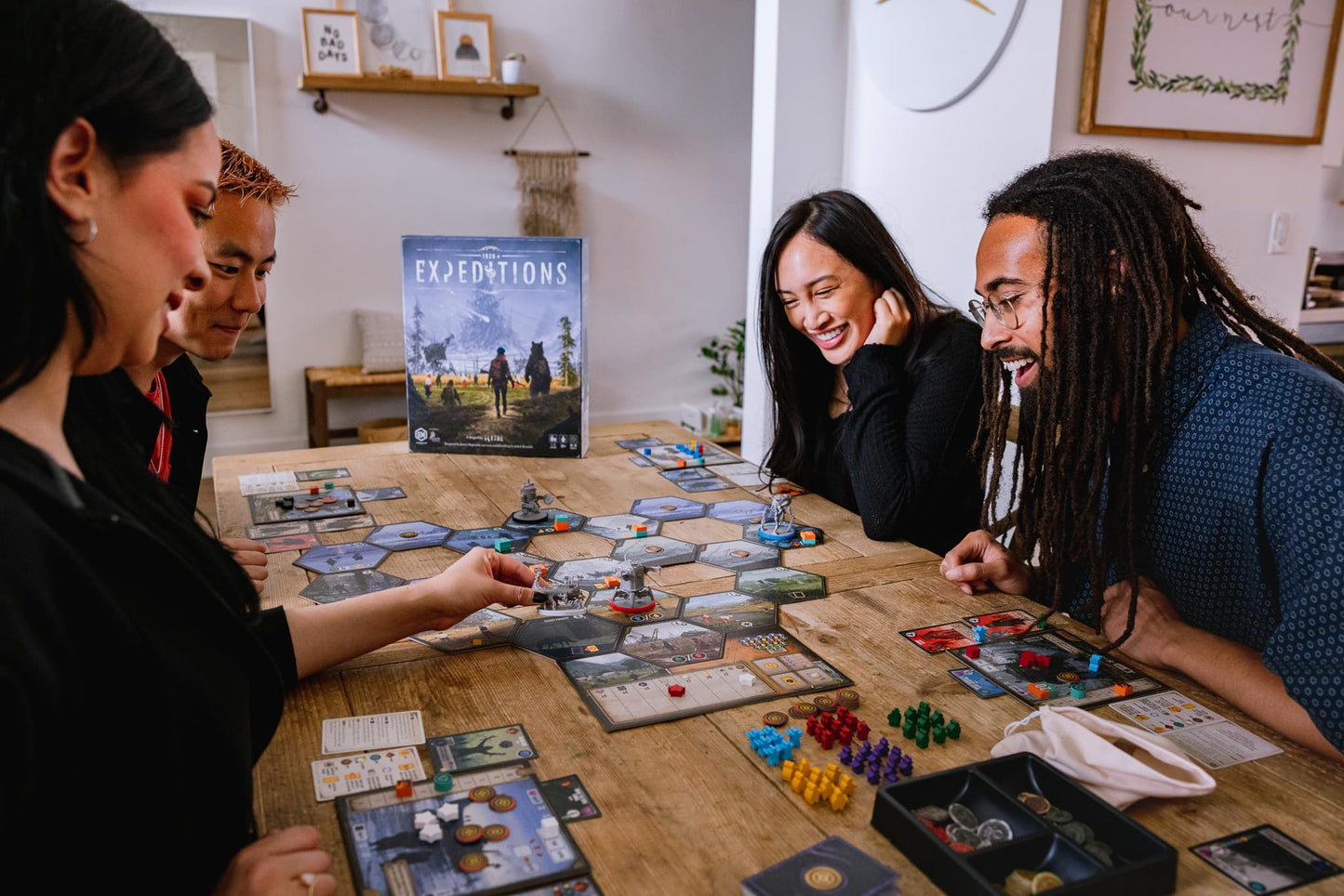 Stonemaier Games: Expeditions (Base Game) by Jamey Stegmaier | A Competitive Engine Building & Exploration Strategy Board Game Set in an Alternate