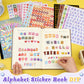 Letter Stickers, 5000 PCS+ Alphabet Stickers Book, Self-Adhesive Colorful Stickers Letters & Numbers for Junk Journal Supplies Kids DIY Crafts