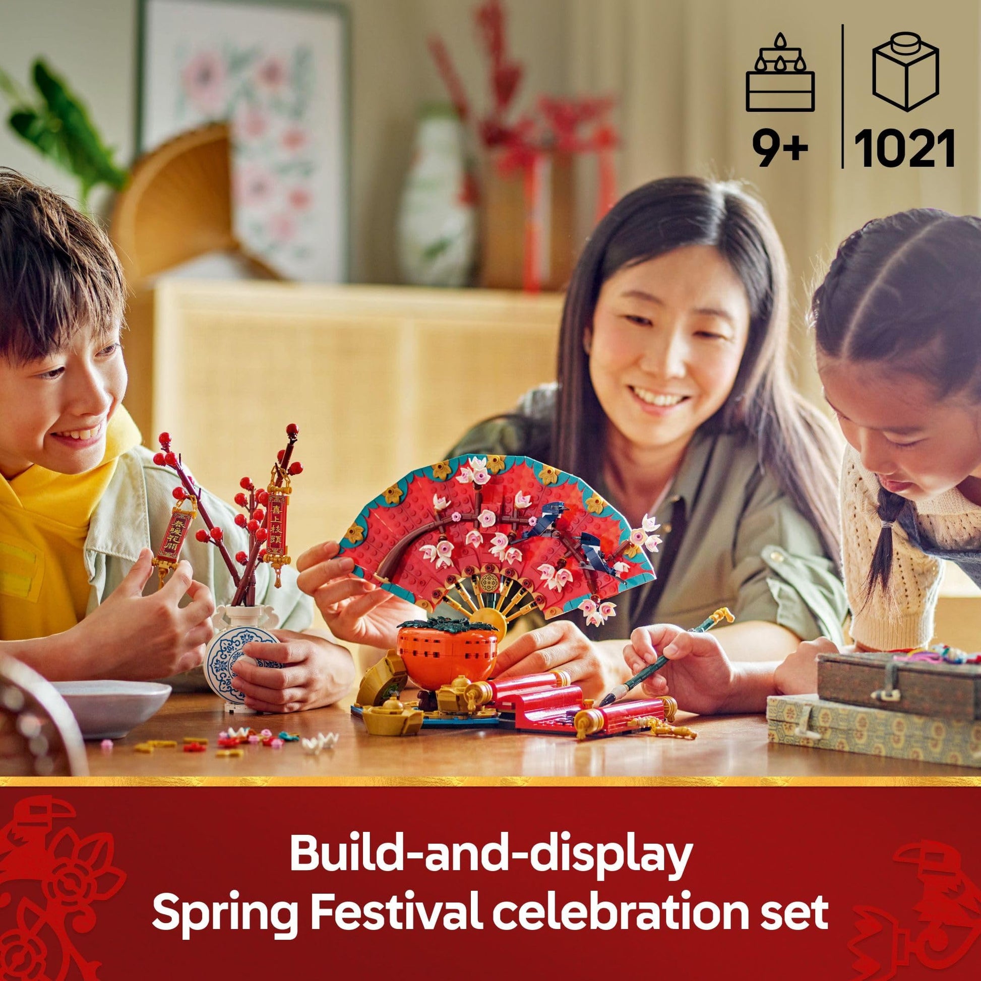 LEGO Spring Festival Good Fortune - Learning and Educational Building Toy - Chinese Festival Toy for Kids, Boys and Girls, Ages 9+ - Cultural Gift