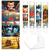 Mini Jigsaw Puzzles for Adults (4 Packs) - 150 Pcs with Reference Blueprint, Micro Puzzle, Comes with Tweezers for Small Pieces, Gift Suitable