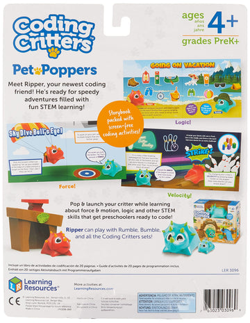 Learning Resources Coding Critters Go Pets Ripper the Dino
