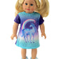 American Fashion World Unicorn Nightgown Pajamas for 18-Inch Dolls | Premium Quality & Trendy Design