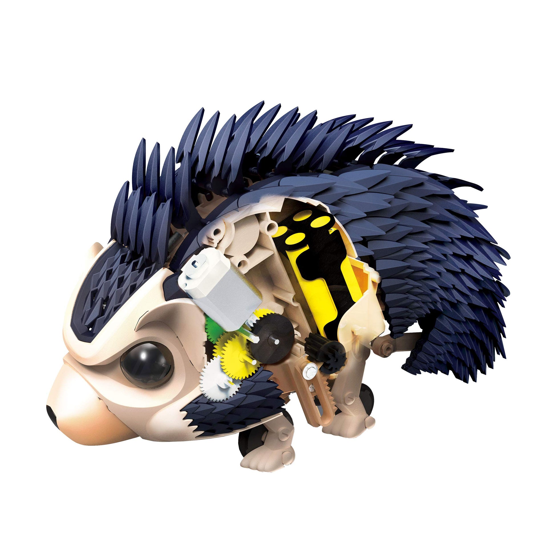 Thames & Kosmos My Robotic Pet - Tumbling Hedgehog | Build Your Own Sound Activated Tumbling, Rolling, Scurrying Pet | STEM Experiment Kit | Toy