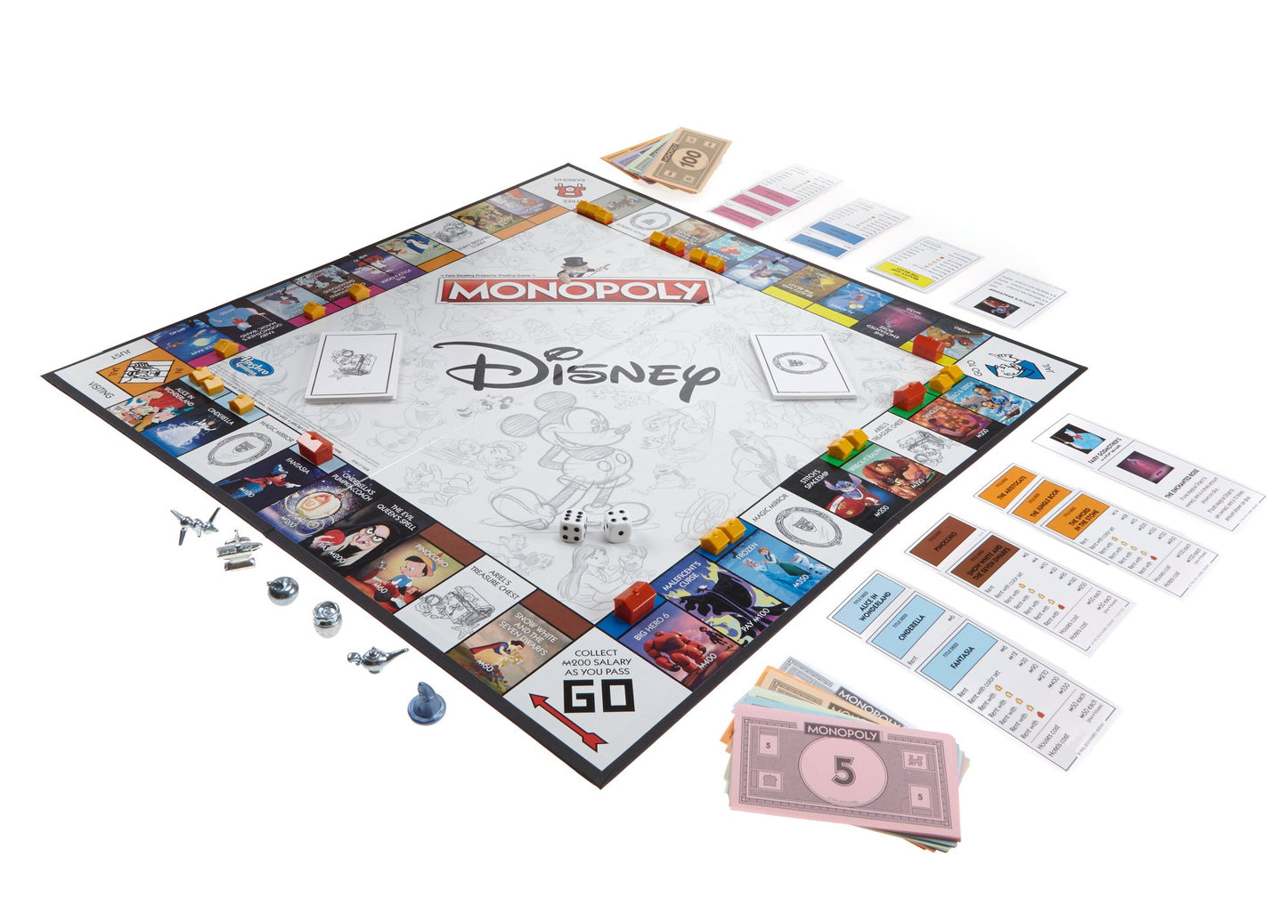 Hasbro Gaming Monopoly Disney Animation Edition Game