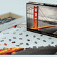 EuroGraphics San Francisco Golden Gate Bridge Puzzle (1000-Piece) (6000-0663) , Black