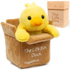 Hugglethorn Life Box Stuffed Duck - Duck Plush, Duck Stuffed Animal with Story Card & Gift Box, Emotional Support Duck, Meaningful Duck Gift, New Job