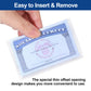Ryidkcs 10-Pack of Premium Card Protector Sleeves for Social Security, Medicare, and Credit Cards - 24 Mil Thick Soft Plastic Card Holders