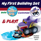 Creativity for Kids Buildeez! Easy Wooden Model Set: Monster Shark Truck, Chomper - Arts and Crafts for Kids, STEM Kids Building Kit, Monster Truck