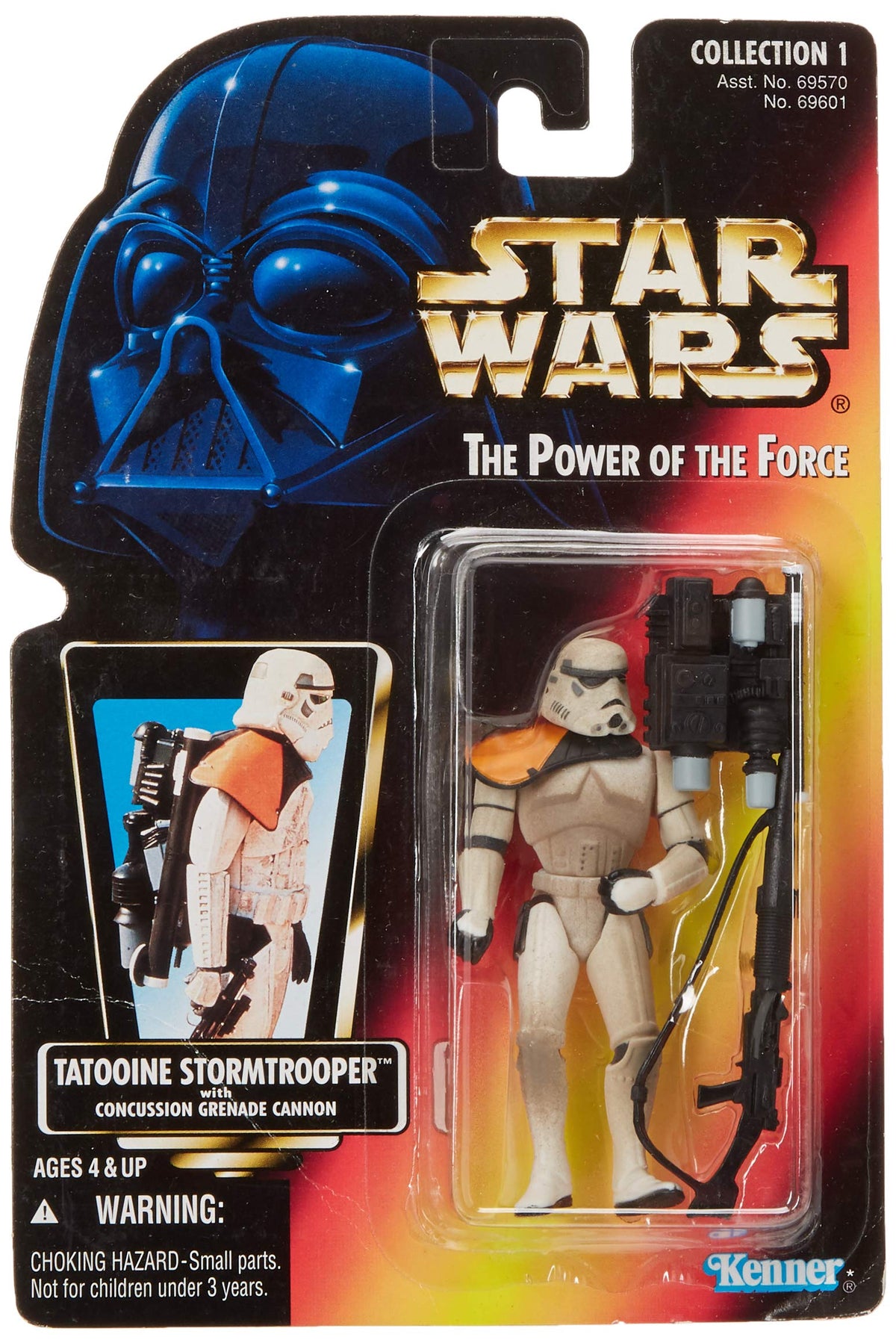 Star Wars Power of the Force Red Card Tatooine Stormtrooper Action Figure
