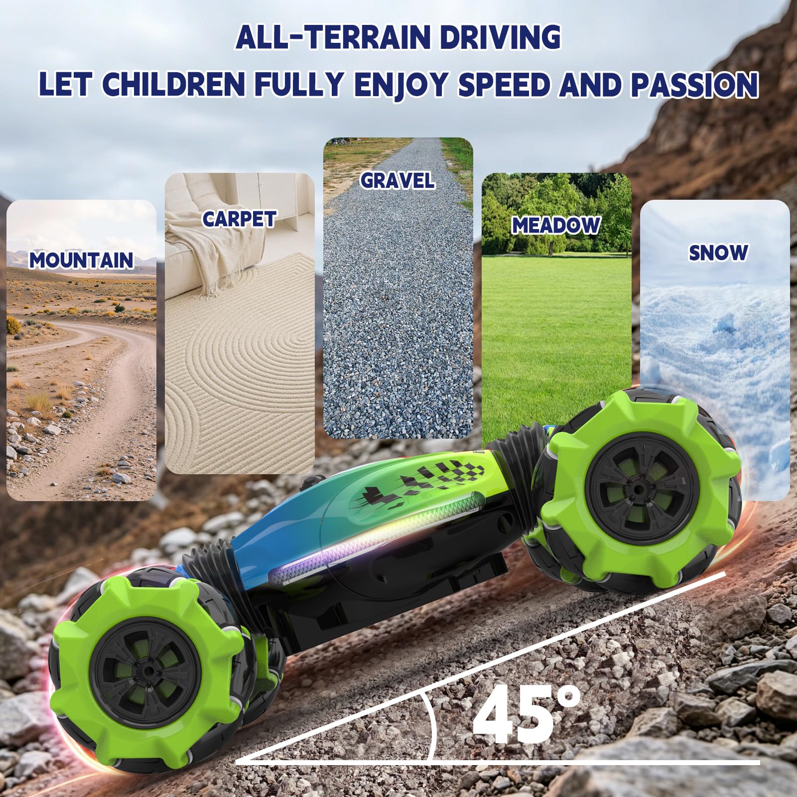 Remote Control Car - RC Drift Car Gesture Sensing Toy Boy Age 6-8-12 Gifts